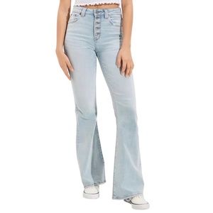 American Eagle Super High Rise Flare Jeans